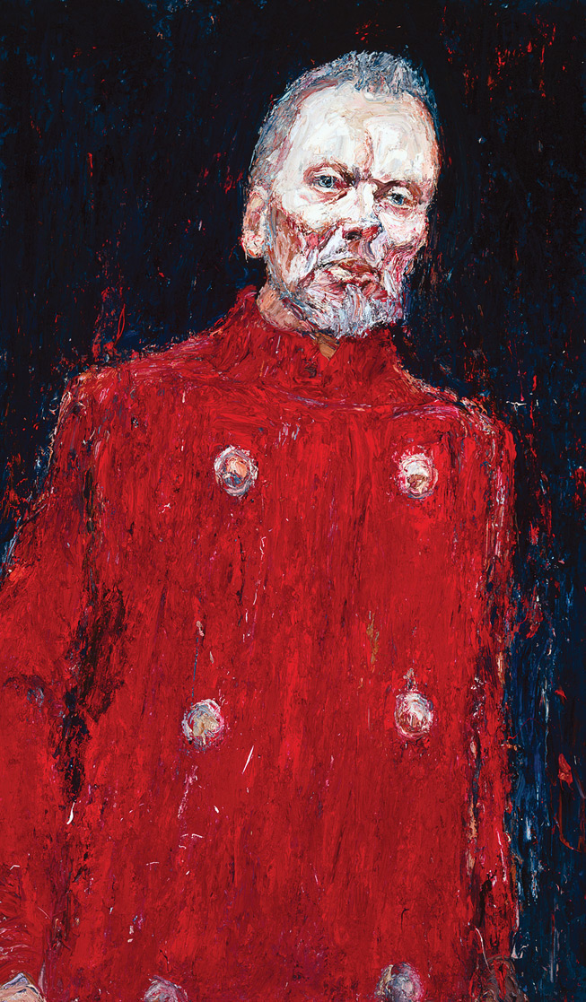 John Bell as King Lear oil on Belgian linen, 2001 by Nicholas Harding