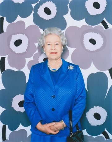 Her Majesty, The Queen, Elizabeth II (Blue)