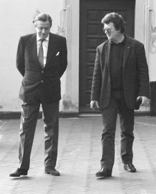 Hans Heinrich Thyssen-Bornemisza and David R. L. Litchfield at Villa Favorita, Lugano, Switzerland, 1989 © Nicola Graydo