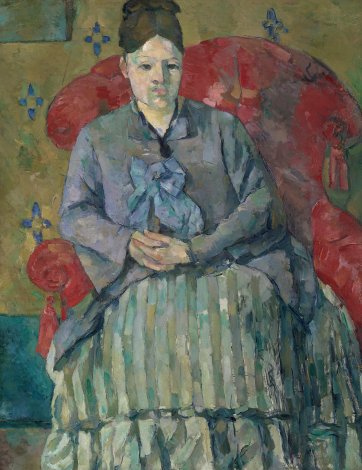Madame Cézanne in a red armchair, c.1877