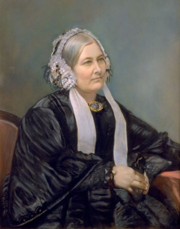 Portrait of Mrs Sarah Fairfax, c. 1864 by Edwin Dalton Portrait of Mrs Sarah Fairfax, c. 1864 by Edwin Dalton