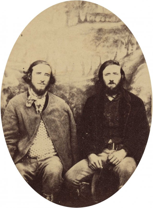 Thomas and John Clarke, bushrangers, photographed in Braidwood Gaol