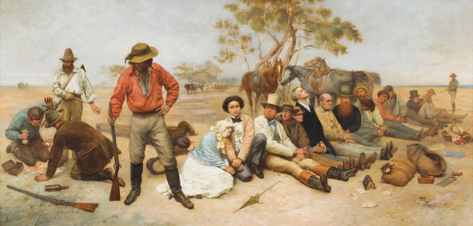 Bushrangers, Victoria, Australia, 1852, 1887 by William Strutt