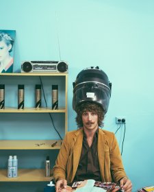 Ryder Jack Susman in a Williamstown hairdresser by Abigail Varney