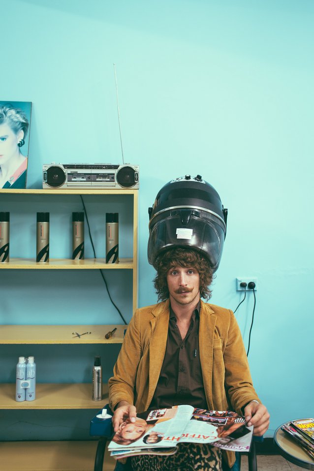 Ryder Jack Susman in a Williamstown hairdresser