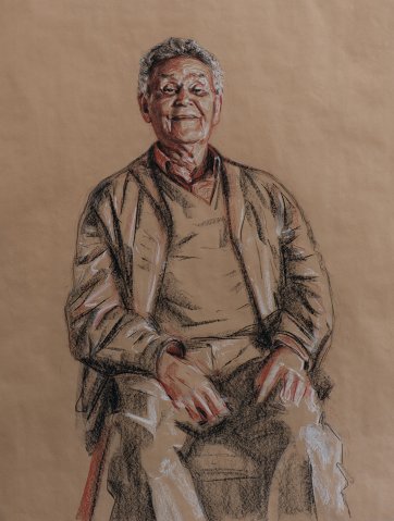 Study for Uncle Merv Cooper, 2009 by Mathew Lynn