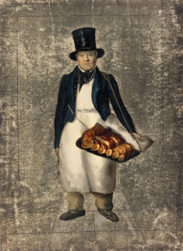 Bun man, Plymouth by John Dempsey