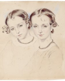 The Cutmear sisters, Jane and Lucy, c. 1842
