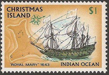 Christmas Island stamp, issued 1972
