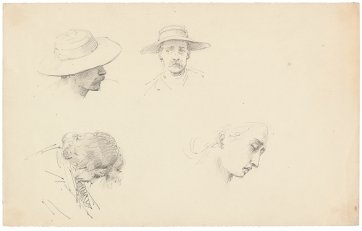 Studies for Bushrangers, Victoria, Australia, 1852 1886 by William Strutt