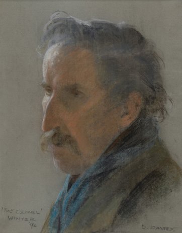 The Colonel (portrait of Walter Withers), 1896 by David Davies (1864–1939)