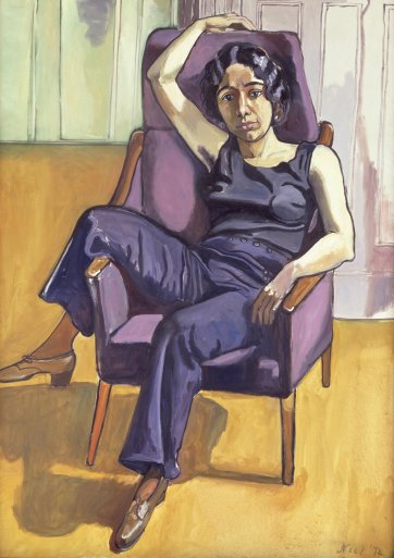 Marxist Girl, Irene Peslikis , 1972 Alice Neel