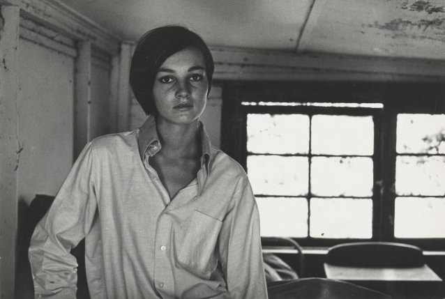 Young woman in a shirt, 1968