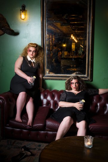 The gin soaked effervescence of Libby and Maeve, 2016 by Patrick Boland