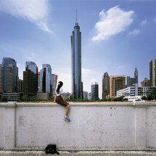 On the wall - Guangzhou (II), 2002