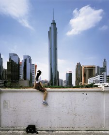 On the wall - Guangzhou (II), 2002