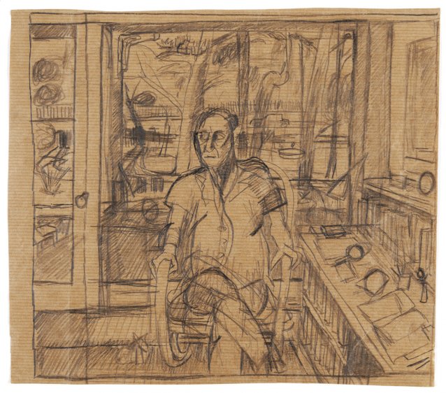 Study for Patrick White, undated