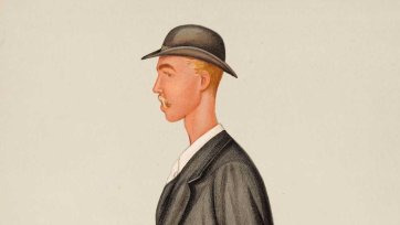 H Searle Professional Champion Sculler of the World (Henry Searle) (Image plate from Vanity Fair)