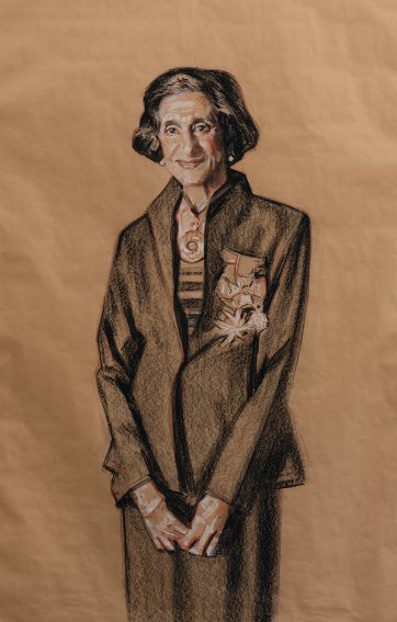 Study for Dame Marie Bashir, c. 2008 by Mathew Lynn