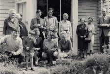 Trumble and Borthwick families (Mum front right, Angus smallest), ca. 1968