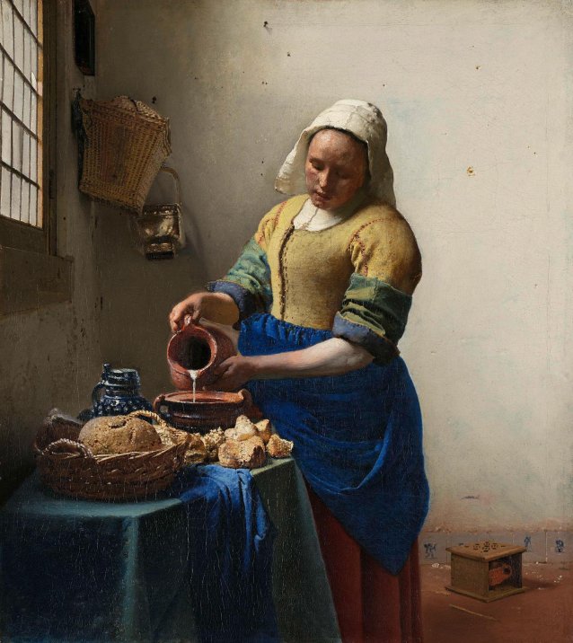 The Milkmaid, 1658–59 Johannes Vermeer