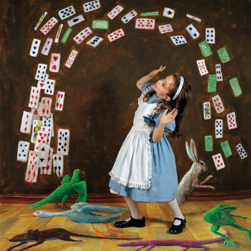 Flying cards, 2004 from the Wonderland series 2004