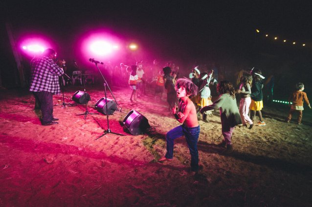 Ngarrga Jawandaji Dancing for The Sandridge Band Performing Their Song Ngabaya (Spirit People) at the 2021 Malandarri Festival, Yanyuwa Country 2021, n.d.