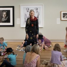 Portrait Play activities in the gallery