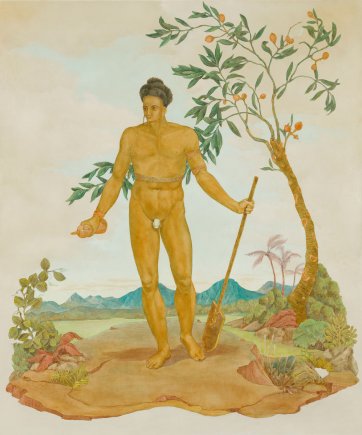Presenting Jean Piron, 1792 - Sauvage des îles de l'Amirauté, 2018 by Nicola Dickson