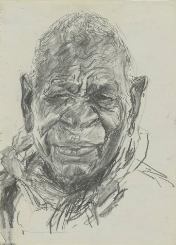 Untitled (Study for 'Emily Kame Kngwarreye with Lily'), 1993 by Jenny Sages Untitled (Study for 'Emily Kame Kngwarreye with Lily'), 1993 by Jenny Sages