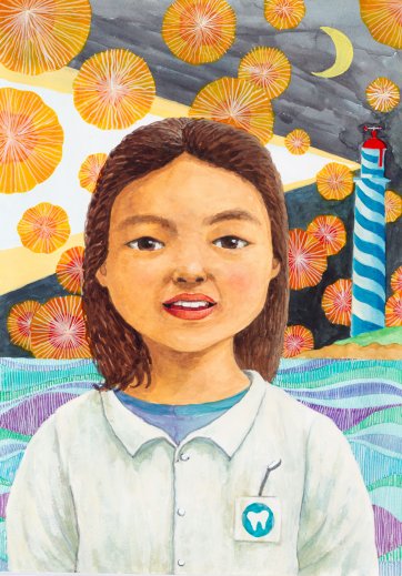 My Self Portrait of hope, 2021 Euna Cho