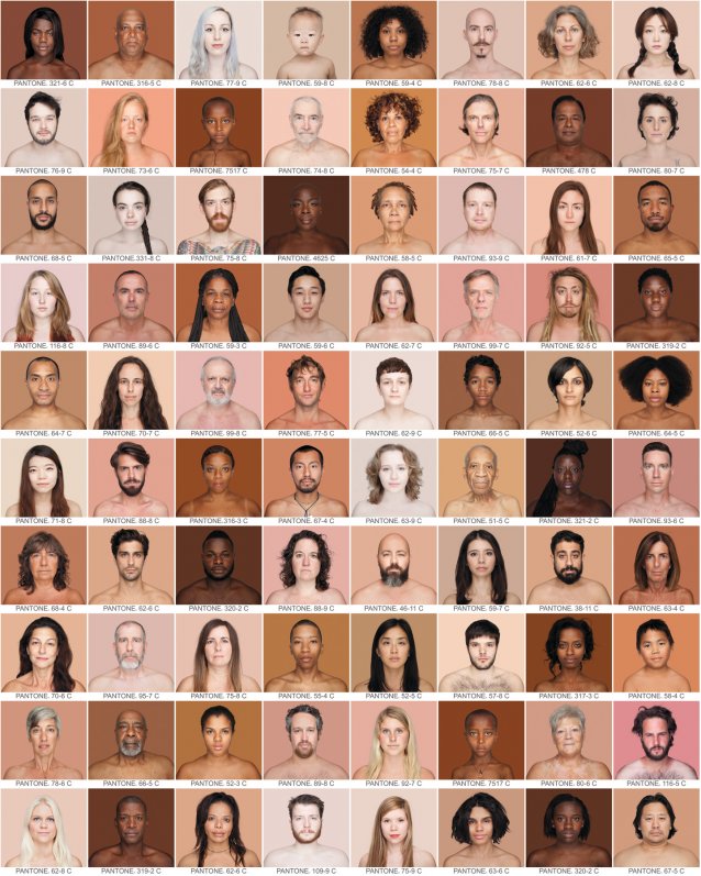 Humanæ, 2012 (work in progress) by Angélica Dass
