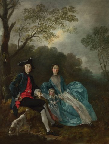 The Artist with his Wife and Daughter, c.1748