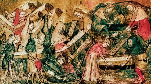 Black Death At Tournai, 1349