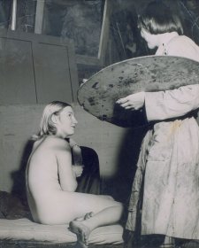 Vintage nudist family
