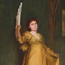 Practising the Minuet (Miss Hilda Spong), 1893 Tom Roberts Practising the Minuet (Miss Hilda Spong), 1893 Tom Roberts