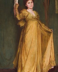 Practising the Minuet (Miss Hilda Spong), 1893 Tom Roberts Practising the Minuet (Miss Hilda Spong), 1893 Tom Roberts
