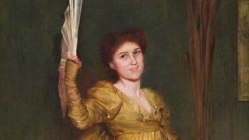 Practising the Minuet (Miss Hilda Spong), 1893 Tom Roberts Practising the Minuet (Miss Hilda Spong), 1893 Tom Roberts
