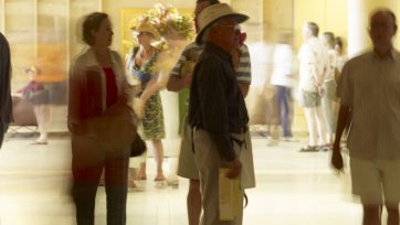 Visitors in the Gallery