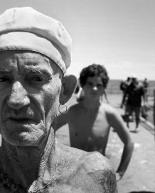 The 70 year old jetty jumper, 2011 by Alex Frayne