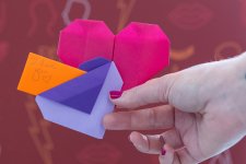 Origami heart