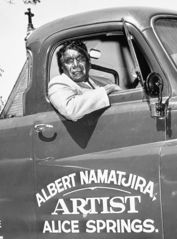 Albert Namatjira, Artist, Alice Springs by Ern McQuillan Albert Namatjira, Artist, Alice Springs by Ern McQuillan