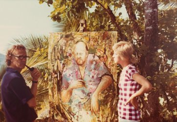 Clifton Pugh and Janice McIllree on Dunk Island