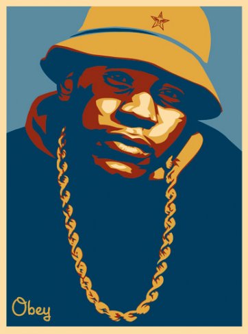 LL Cool J (Blue), 2004 by Shepard Fairey