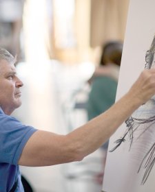 Drawing in the Gordon Darling Hall Drawing in the Gordon Darling Hall