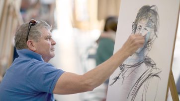 Drawing in the Gordon Darling Hall Drawing in the Gordon Darling Hall