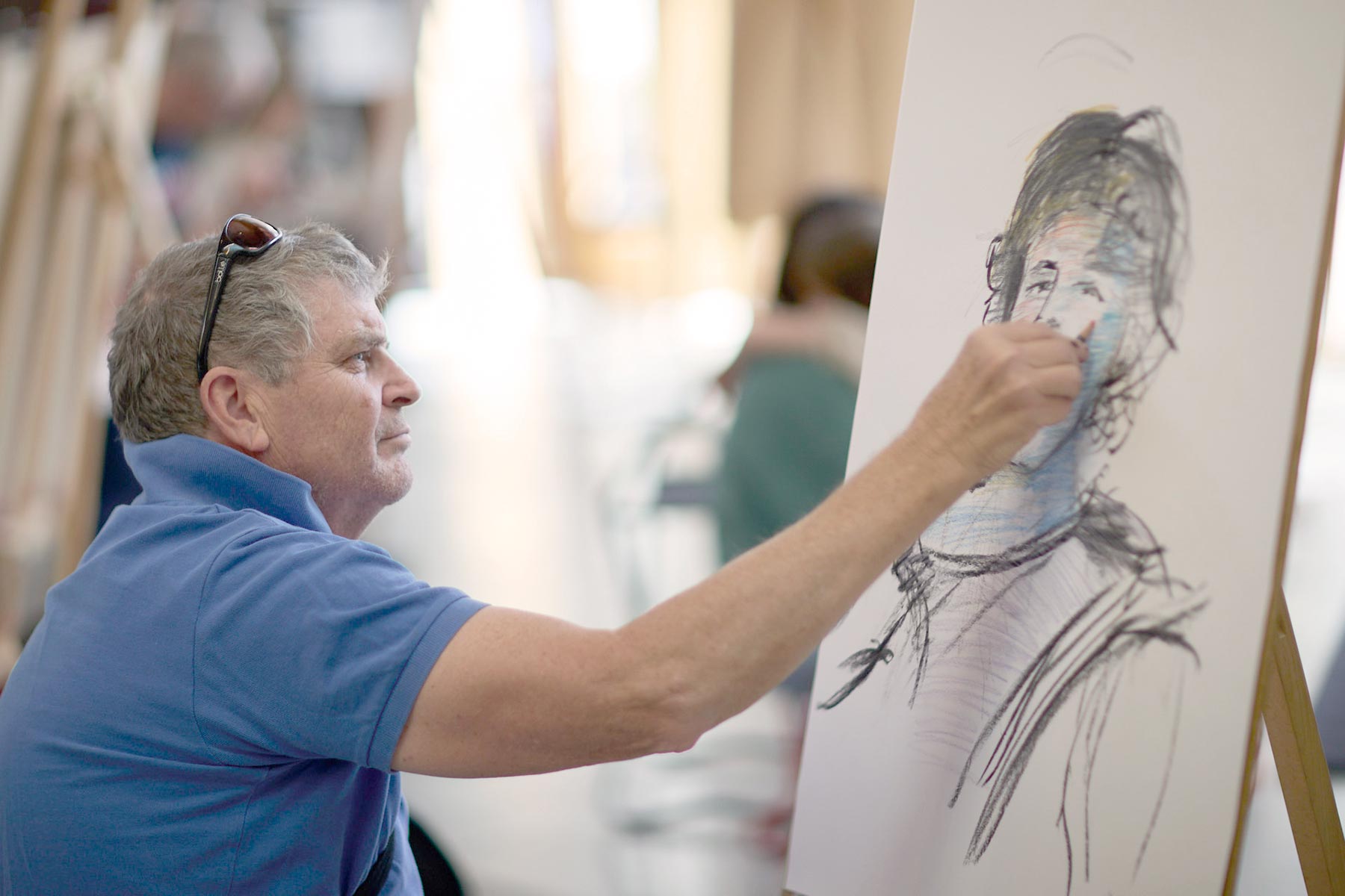 Drawing in the Gordon Darling Hall