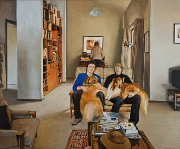 Burns family portrait, 2007 by Kristin Headlam
Collection of Hermina Burns