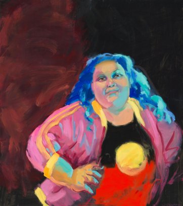 Megan Wilding as Blackie Blackie Brown: Traditional Owner of Death, 2019 Wendy Sharpe