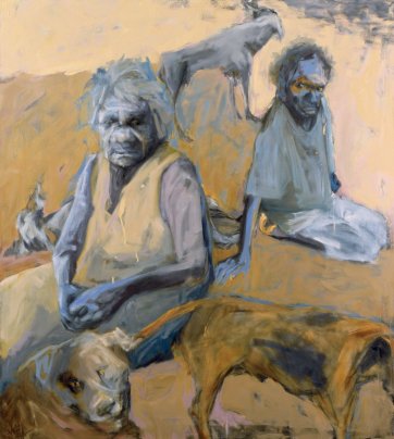 Kitty Kantilla and Freda Warlapinni at Milikapiti (Snake Bay), 2003 by Jo Bertini Kitty Kantilla and Freda Warlapinni at Milikapiti (Snake Bay), 2003 by Jo Bertini
